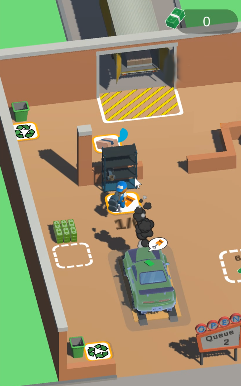 Service scene